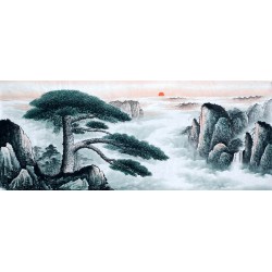 Chinese Pine Painting - CNAG008551