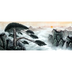 Chinese Pine Painting - CNAG008552