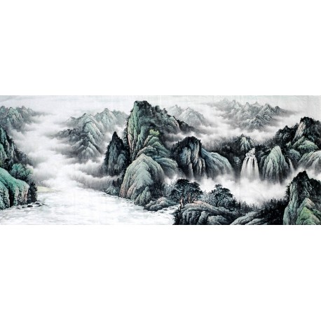 Chinese Landscape Painting - CNAG008558