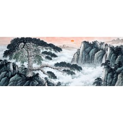 Chinese Landscape Painting - CNAG008559