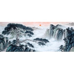 Chinese Landscape Painting - CNAG008560