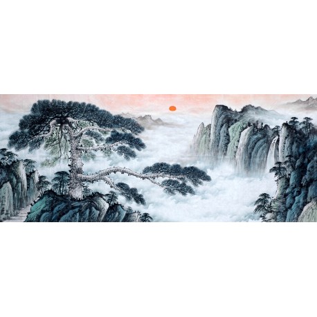 Chinese Landscape Painting - CNAG008560