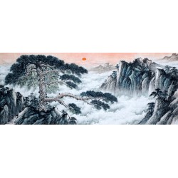 Chinese Landscape Painting - CNAG008562