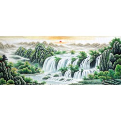 Chinese Landscape Painting - CNAG008563