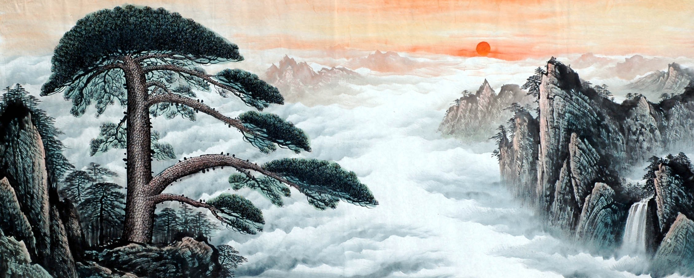Chinese Landscape Painting - CNAG008564