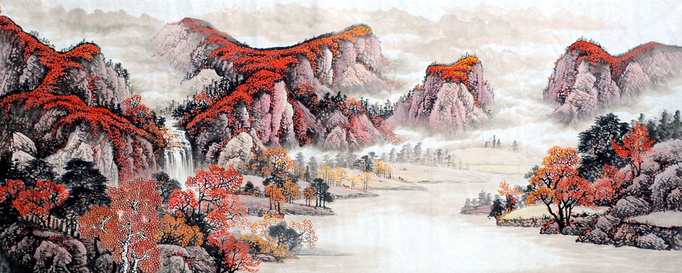 Chinese Landscape Painting - CNAG008565
