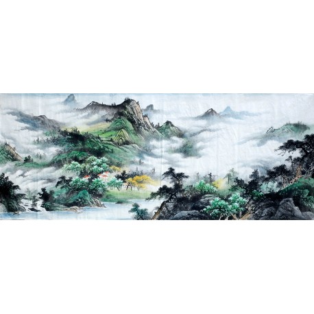 Chinese Landscape Painting - CNAG008569