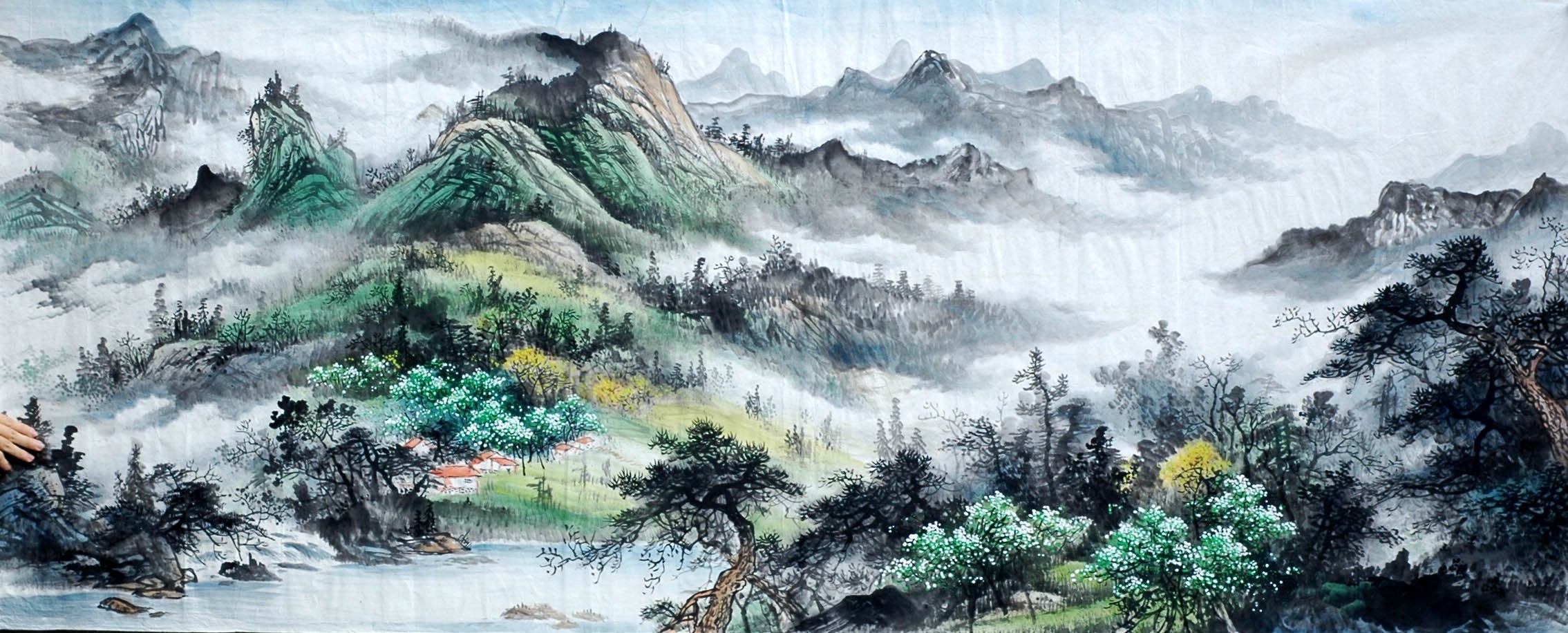 Chinese Landscape Painting - CNAG008570