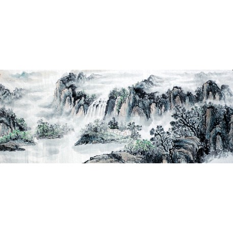 Chinese Landscape Painting - CNAG008572