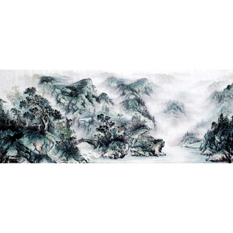 Chinese Landscape Painting - CNAG008573