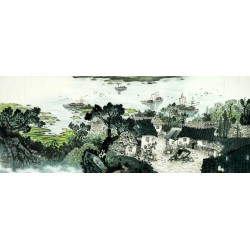 Chinese Landscape Painting - CNAG008574