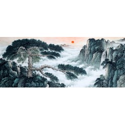 Chinese Landscape Painting - CNAG008575