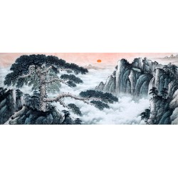 Chinese Landscape Painting - CNAG008576