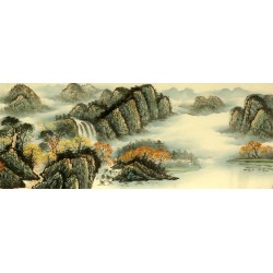 Chinese Landscape Painting - CNAG008579