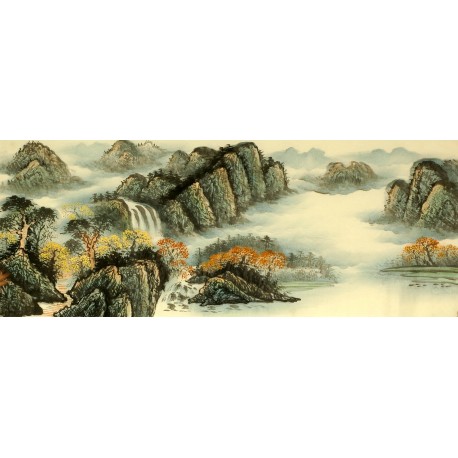 Chinese Landscape Painting - CNAG008579