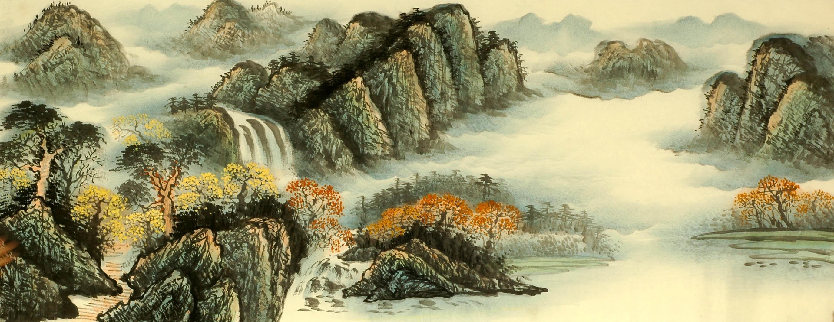 Chinese Landscape Painting - CNAG008579