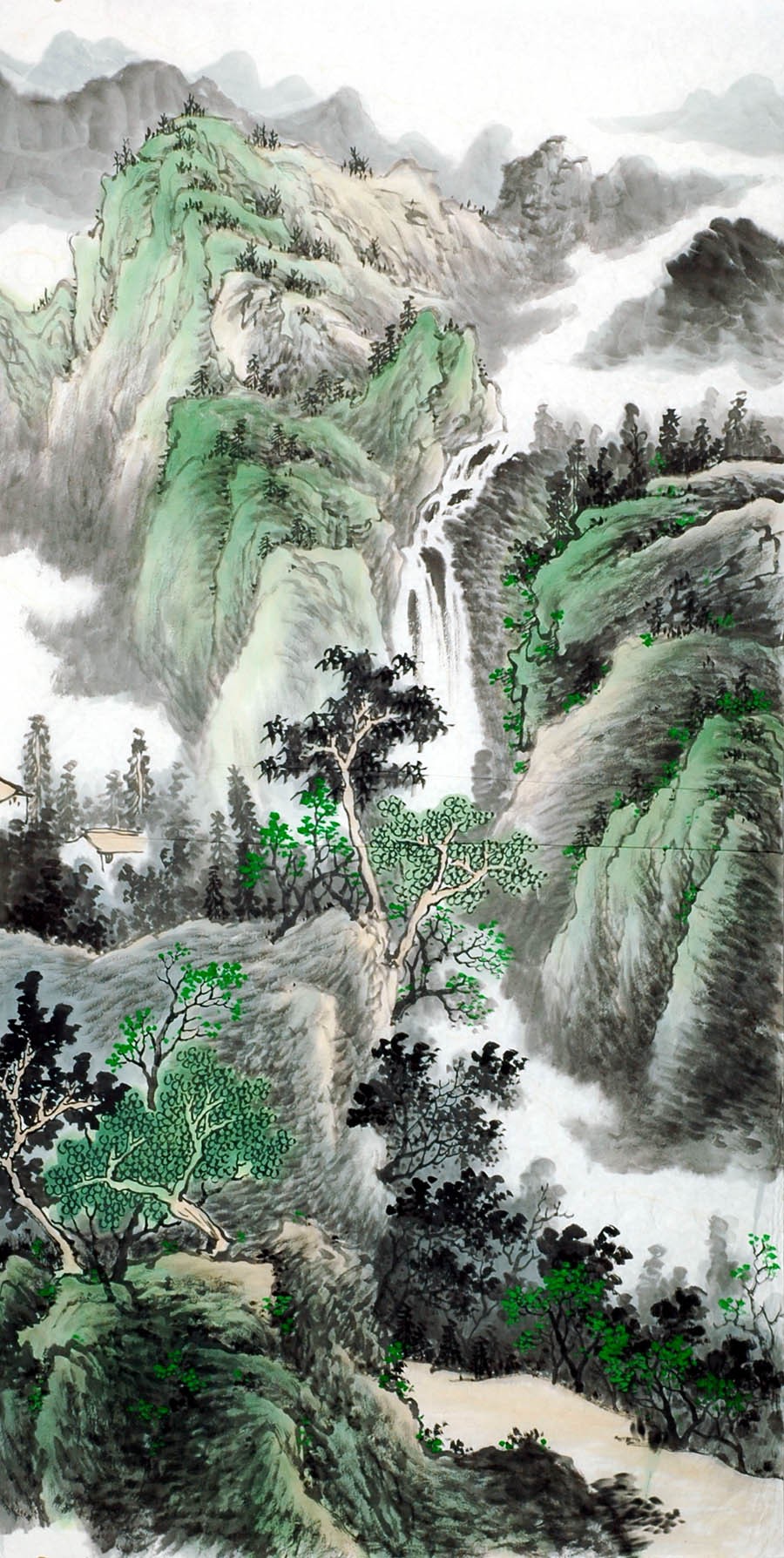Chinese Landscape Painting - CNAG008587