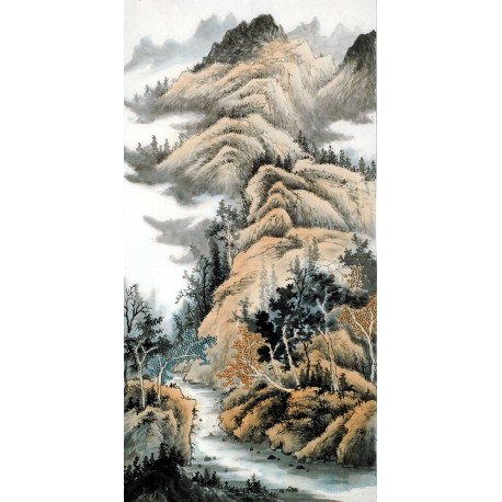 Chinese Landscape Painting - CNAG008588