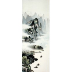 Chinese Landscape Painting - CNAG008593