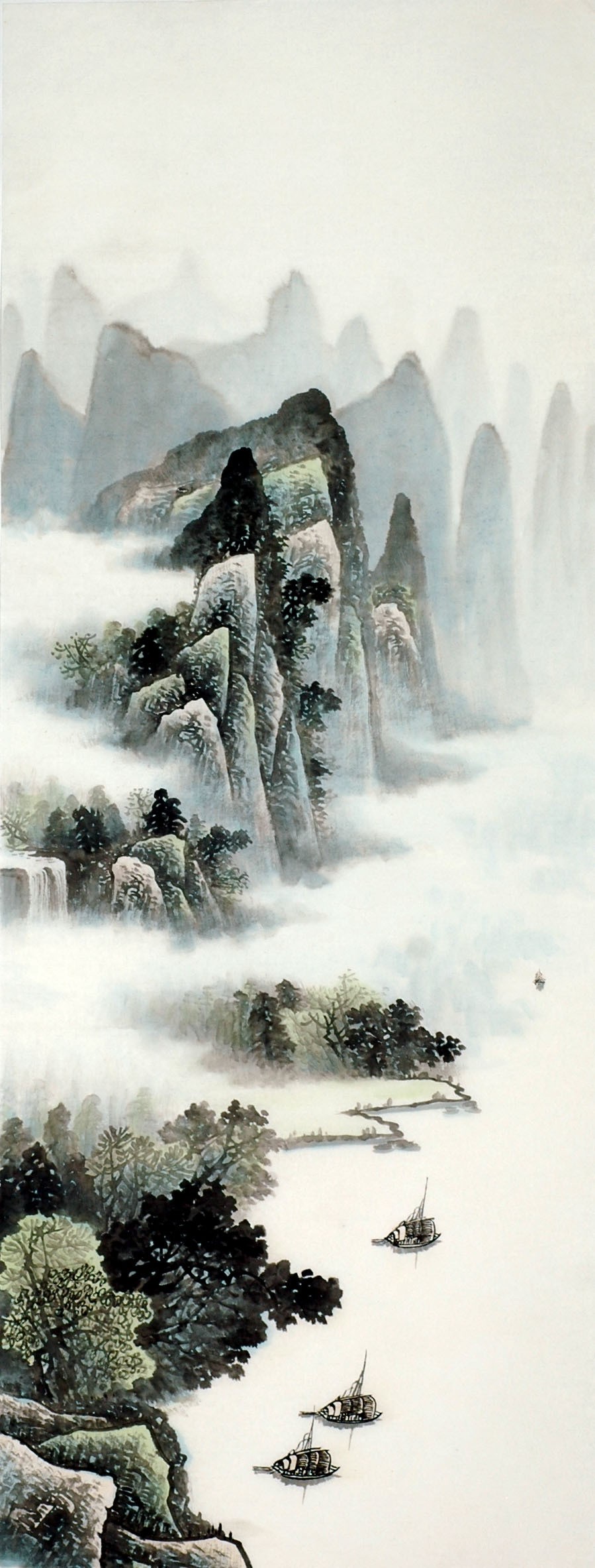 Chinese Landscape Painting - CNAG008593