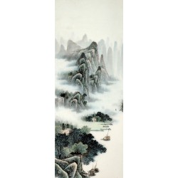 Chinese Landscape Painting - CNAG008595