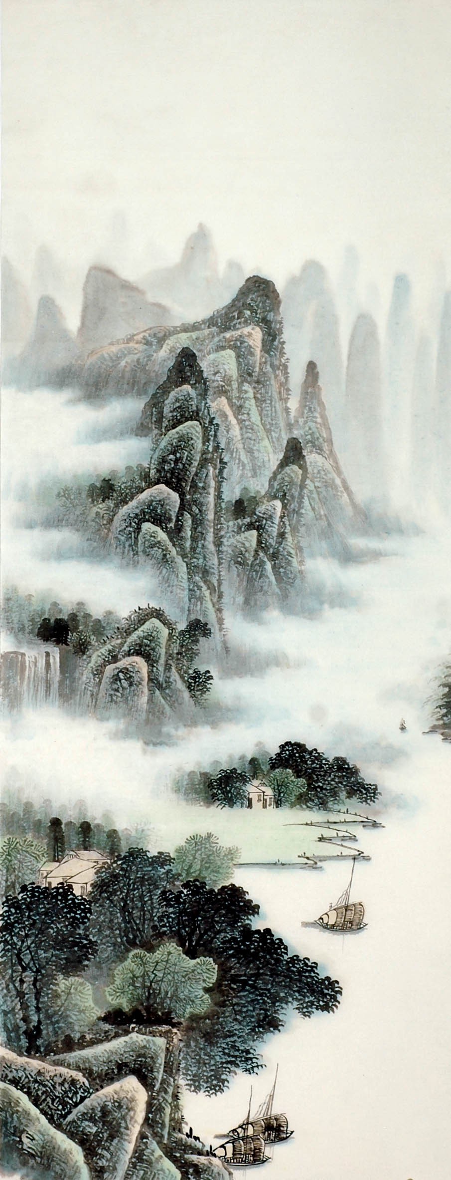 Chinese Landscape Painting - CNAG008595