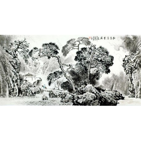 Chinese Aquarene Painting - CNAG008597
