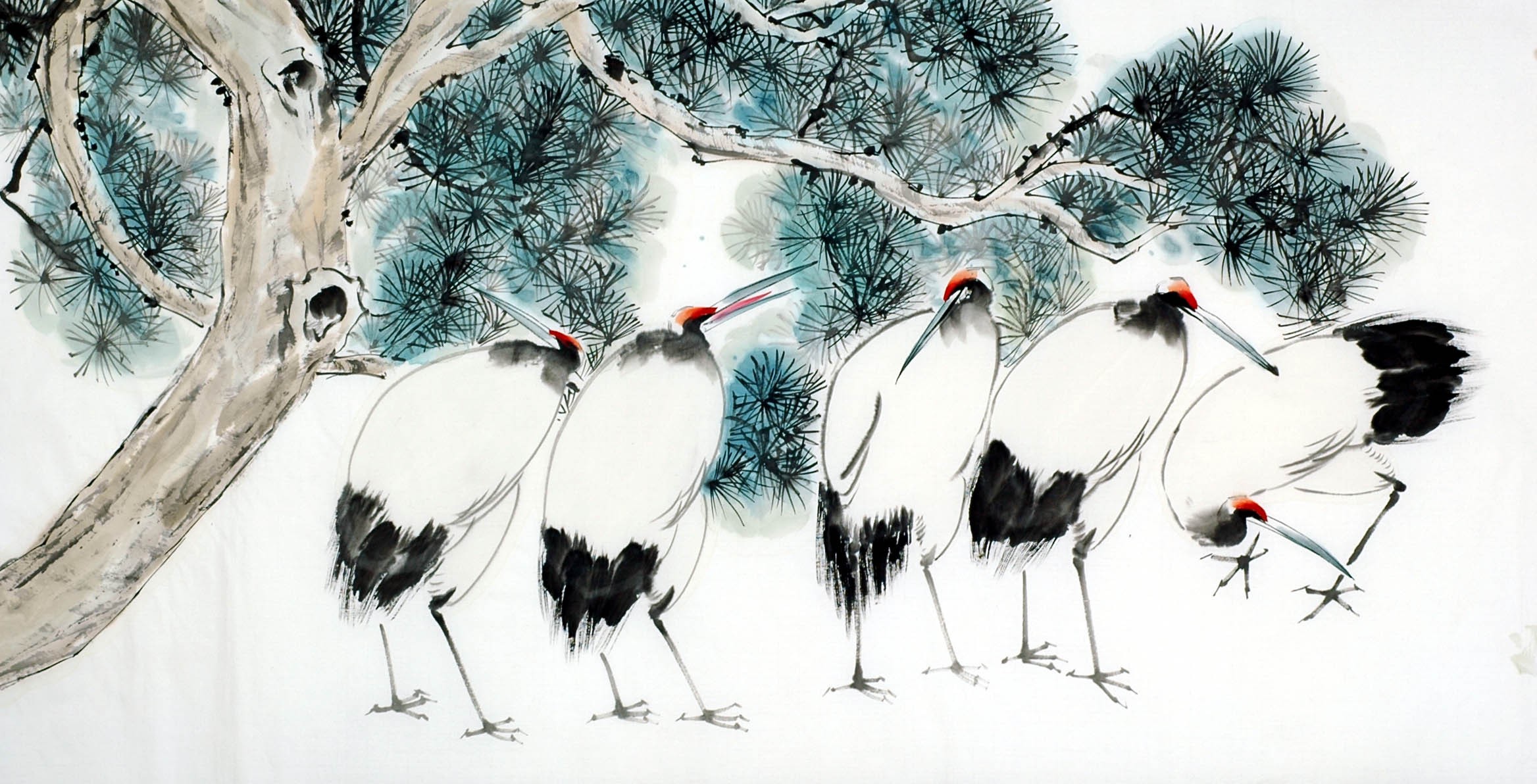 Chinese Flowers&Trees Painting - CNAG008599