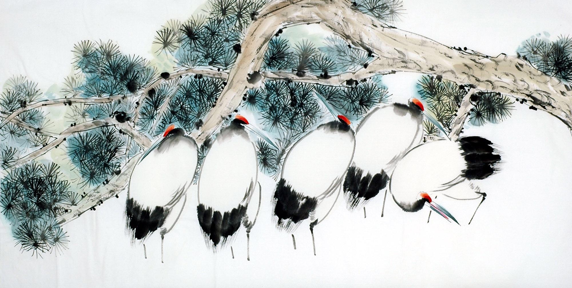 Chinese Flowers&Trees Painting - CNAG008601