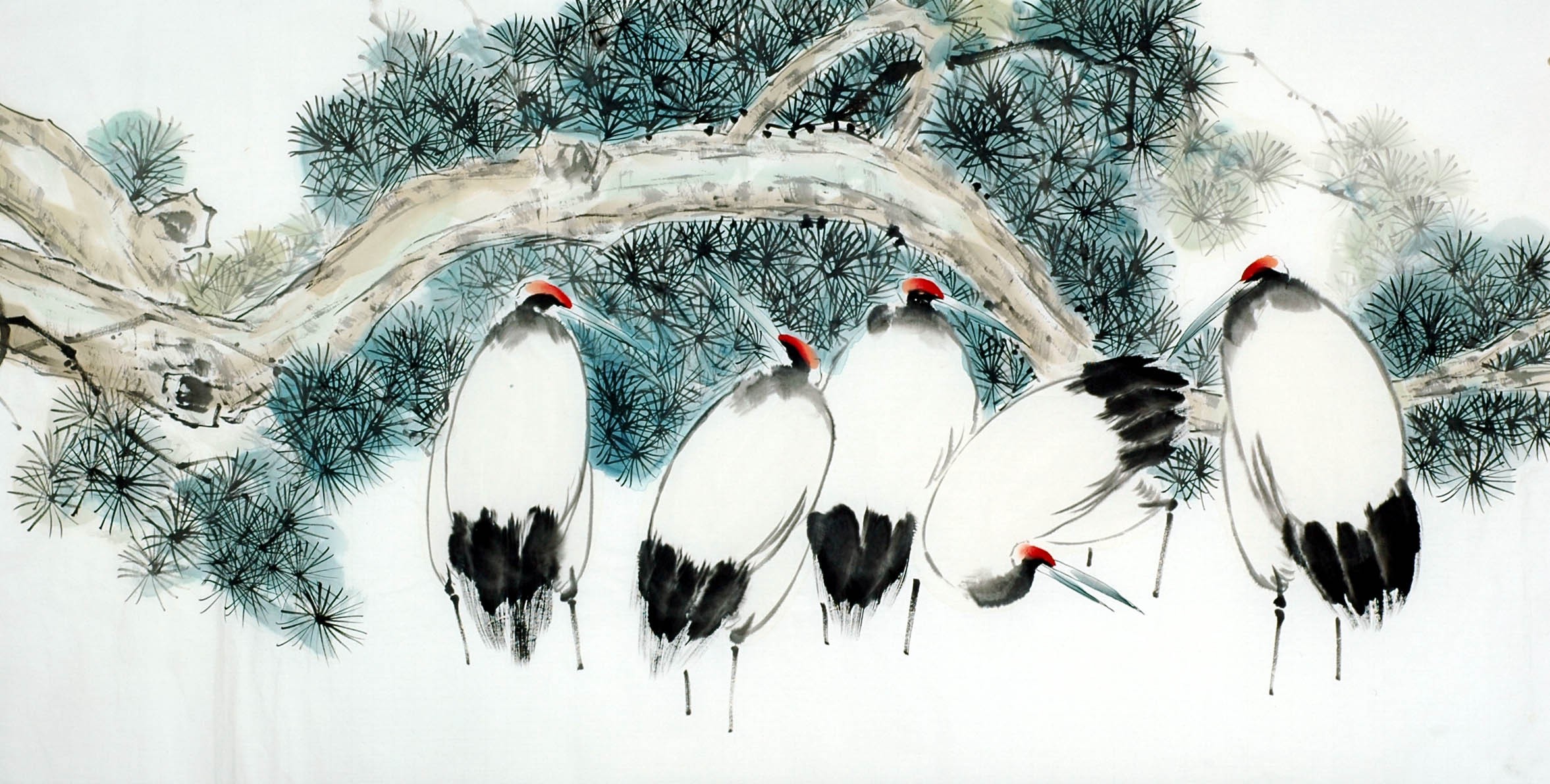 Chinese Flowers&Trees Painting - CNAG008602