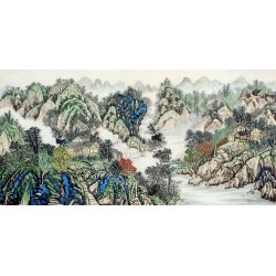 Chinese Landscape Painting - CNAG008603