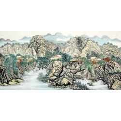 Chinese Landscape Painting - CNAG008604