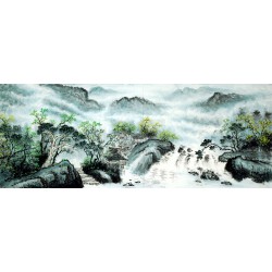 Chinese Landscape Painting - CNAG008613
