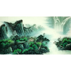 Chinese Landscape Painting - CNAG008617