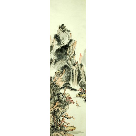 Chinese Landscape Painting - CNAG008619