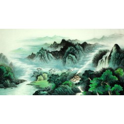 Chinese Landscape Painting - CNAG008628