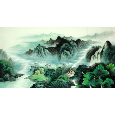 Chinese Landscape Painting - CNAG008628