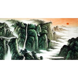 Chinese Landscape Painting - CNAG008630