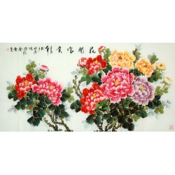Chinese Peony Painting - CNAG008642