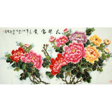 Chinese Peony Painting - CNAG008652