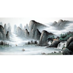 Chinese Landscape Painting - CNAG008656