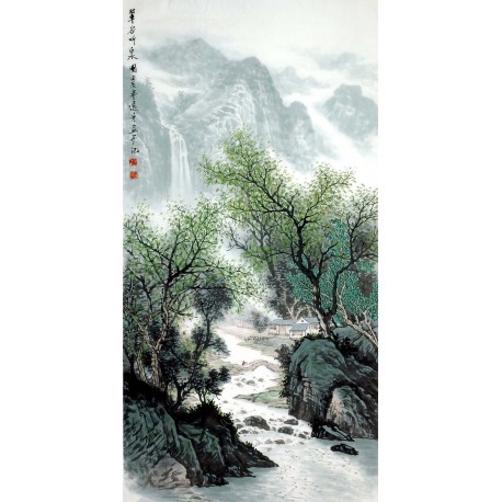 Chinese Landscape Painting - CNAG008657