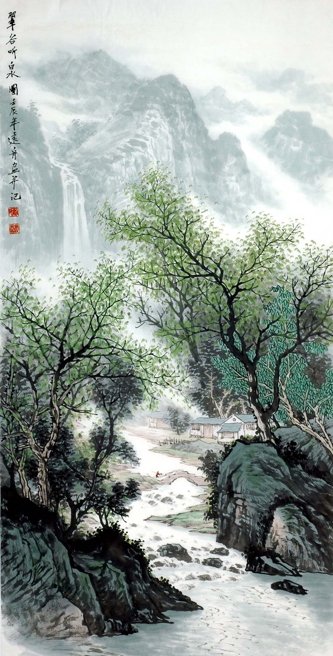 Chinese Landscape Painting - CNAG008657