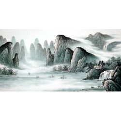 Chinese Landscape Painting - CNAG008661