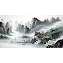 Chinese Landscape Painting - CNAG008662
