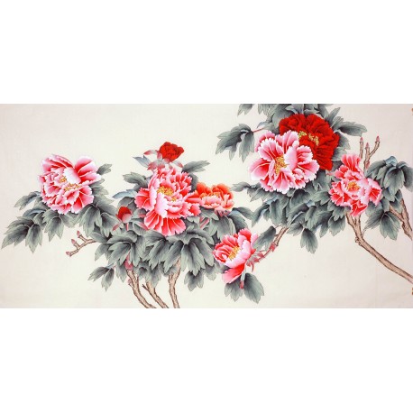 Chinese Peony Painting - CNAG008665