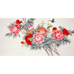 Chinese Peony Painting - CNAG008669