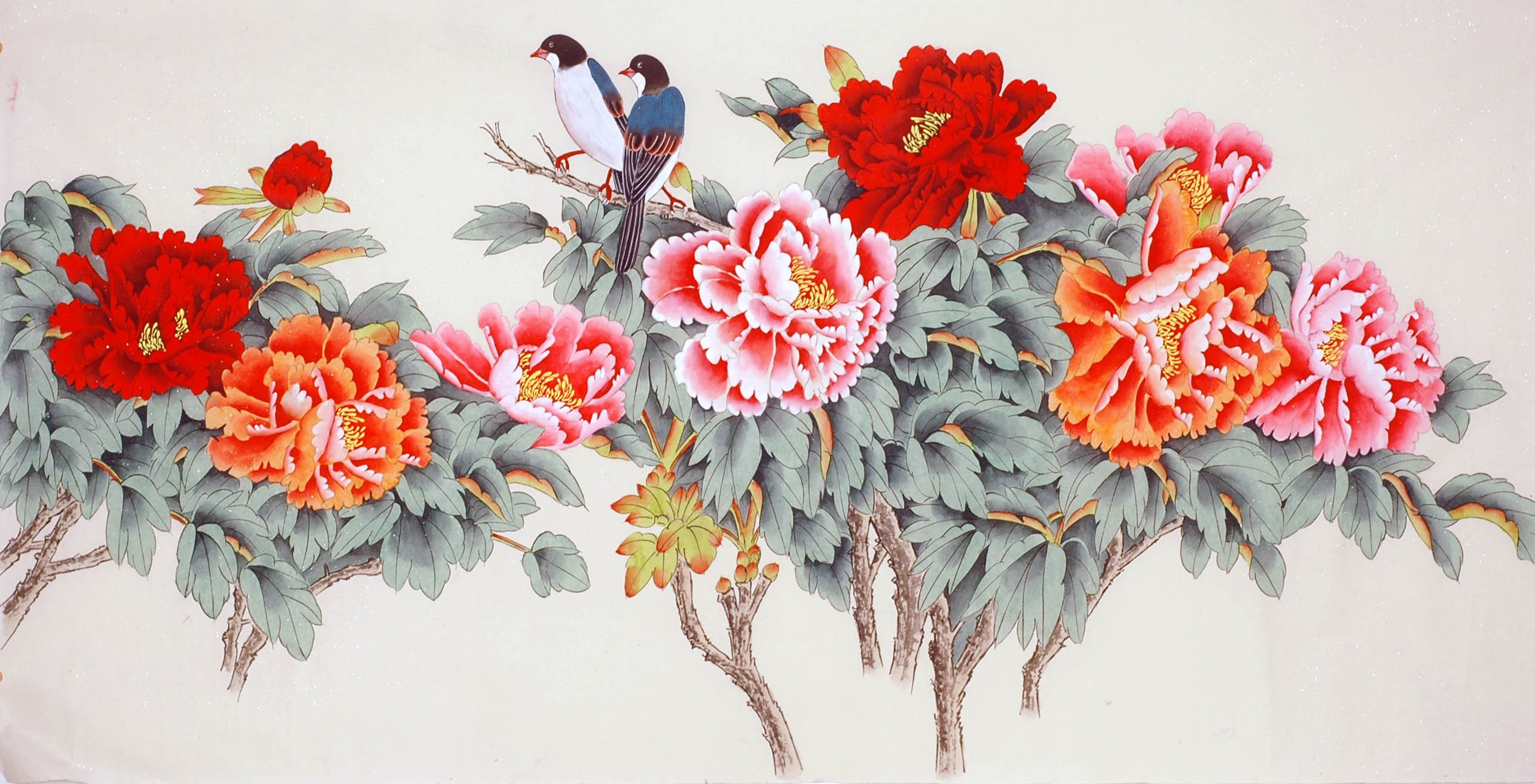 Chinese Peony Painting - CNAG008670