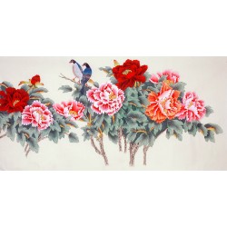 Chinese Peony Painting - CNAG008673