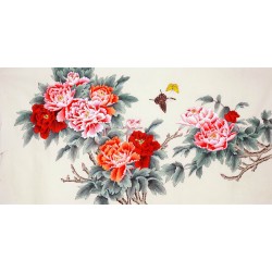 Chinese Peony Painting - CNAG008675